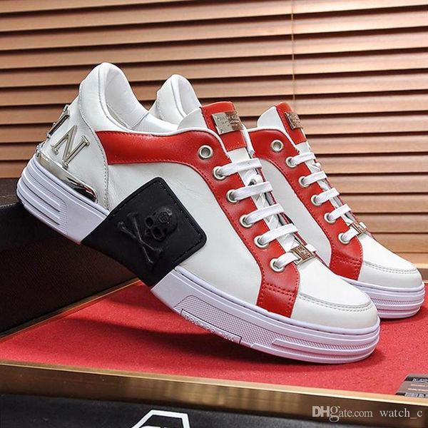 

mens shoes sneakers phantom kick $lo -mixed materials leather big size winter lace -up design luxury mens shoes casual zapatos drop ship