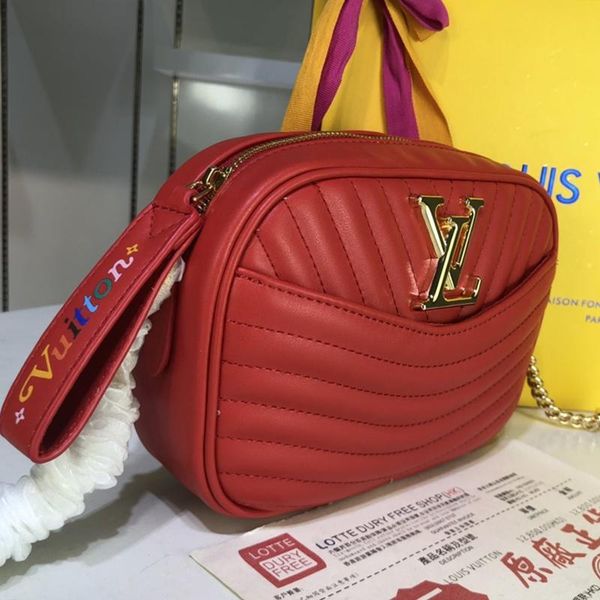 

fashion classic womens bags with original box leather crossbody bag zipper trend type vintage lady shoulder messenger bags