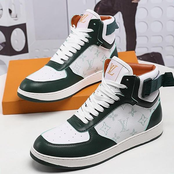 

casual shoes for men luxury sneakers zapatos de hombre fashion footwears rubber soles men boots shoes luxury bottes hommes fashion men shoes, Black