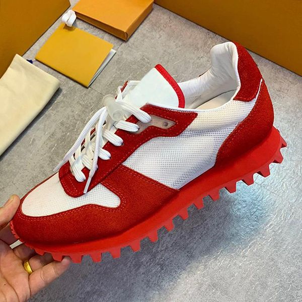 

lightweight runner sneaker men 's shoes new arrival chunky sneakers breathable footwears vintage lace -up style men shoes fast deliver, Black