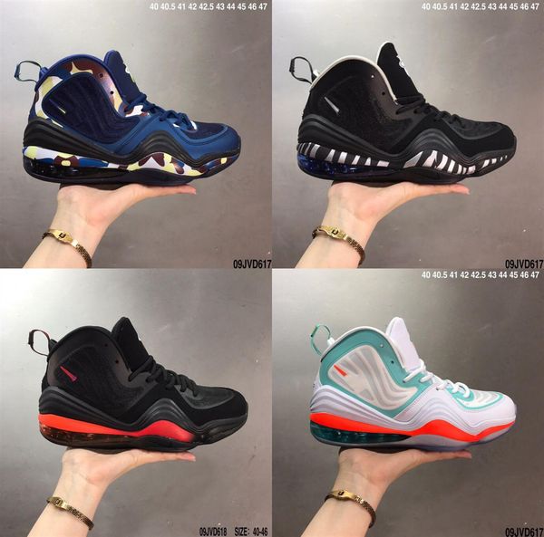 

penny 5 hardaway один mens basketball обувь зеленый камуфляж спорт синие мужские пены спорт на открытом воздухе кроссовки кроссовки быстроте, White;red