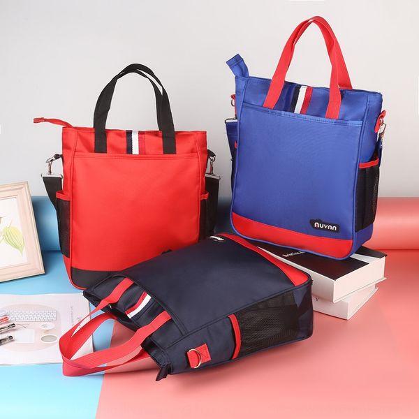 

q3lht new children primary school students make-up newborn children's work tutorial large capacity messenger bag multi-purpose a4 homew