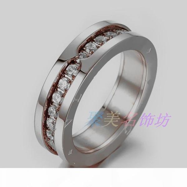

tubogas rings female male diamond rings forever lover couple lover ring women men wedding party ring, Golden;silver