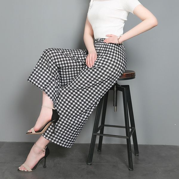 

2020 новый стиль красота полосатый полосатый прямой корейский стиль свободный широкий ноги брюки брюки широкие ноги брюки щиколоток штаны, Gray;blue