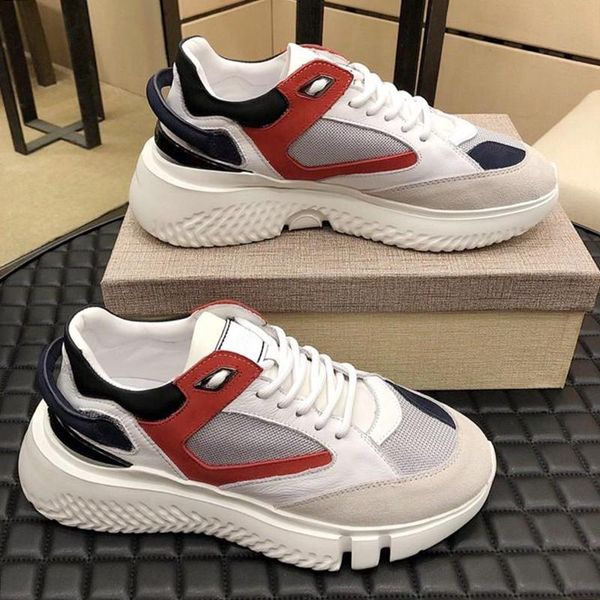 

veloce mid white trio mens shoes sale zapatillas hombre luxury lace -up casual breathable men shoes lightweight footwears, Black