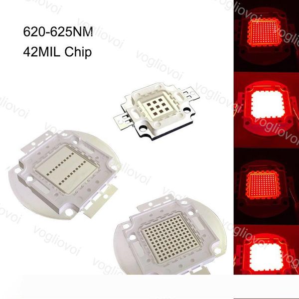 

light beads red 620~625nm cob 42mil chip 10w 20w 30w 50w 100w lighting accessories for floodlights highbay tunnel project eub