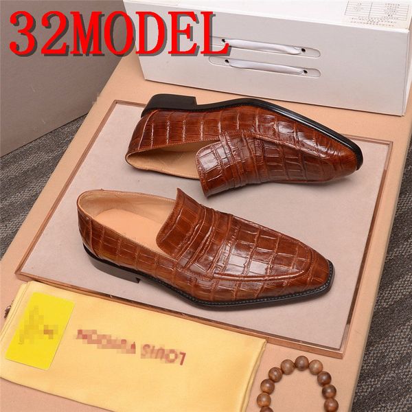 

semi-formal cow suede men's shoes slip-on british luxurious men dress shoes pointy men flats elegant party loafers dropshipping size 38, Black