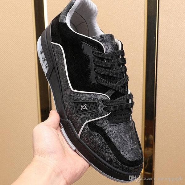 

2020wt official website new luxury men's casual fashion shoes, high-quality travel sneakers, fast delivery original box packaging, Black