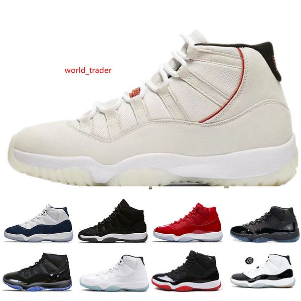 

11 xi 11s platinum tint mens basketball shoes designer cap and gown prom night gym red bred barons concord 45 cool grey mens sports sneakers