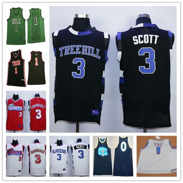 

2020 custom men's youth teen wolf beavers 42 scott howard 44 joe cooper 55 vakidis white throwback basketball edition nba jerse, Black