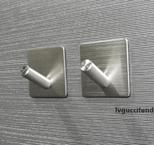 

304 stainless steel clothes bathroom towel wall kitchen creative hook strong seamless door single hook hook