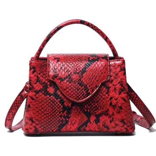 

2020 новое прибытие snake ковш сумки блестящий ophidian pattern женщины страуса сцепления плеча сумка