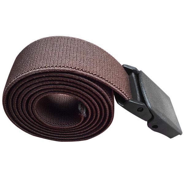 

women men for jeans adjustable canvas waist belt stretch fashion casual solid anti allergy gifts flat buckle elastic decorative, Black;brown