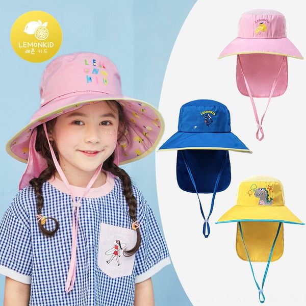 

sunscreen sunscreen baby children's basin big eaves double baby sun protection summer beach hat children's sun hat, Blue;gray