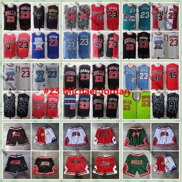 

authentic stitcheed mitchell & ness chicagobullsjersey 23 michael jd 33 scottie pippen 91 dennis rodman swingman basketball jersey lavines3, Black;red