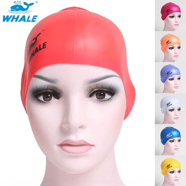 

whale whale silicone swimming cap solid color silicone swimming cap oem