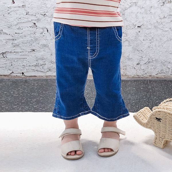 

don't and pants and jeans return don't change girls' jeans fashion all-match pants-xk-2911, Blue