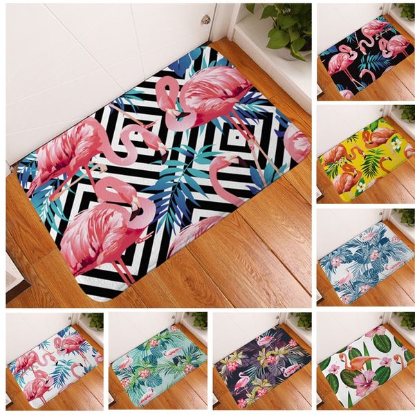 

northernflamingo floor carpet non-slip tropical rainforest bathroom non-slip thickened door kitchen mat living room carpet floor mat