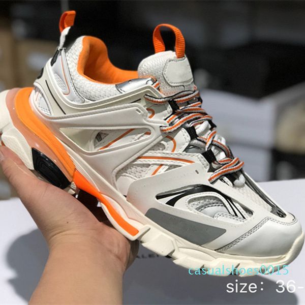 

2019 release 3.0 tess paris track men gomma maille black for women triple s clunky sneaker casual shoes authentic designer shoe c15