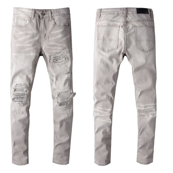 

mens designer slim fit washed motorcycle denim pants men designer denim jeans mens skinny jeans jeans designer joggers, Blue