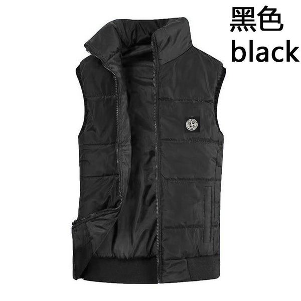 

new mens jacket sleeveless vest men's winter fashion casual coats male men's waistcoat xl-4xl, Black;white