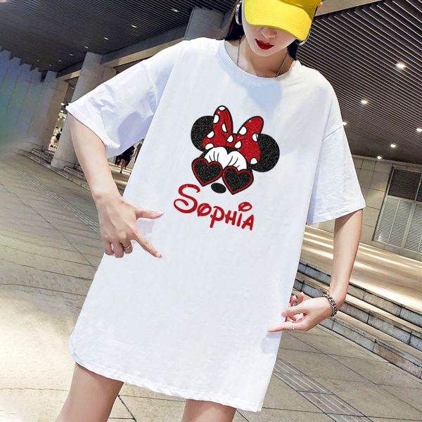 

20s женщин способа конструктора t shirt платья новые прибытия женщины повседневная уличная платья топы тис платье с отпечатано размер -4xl, Black;pink