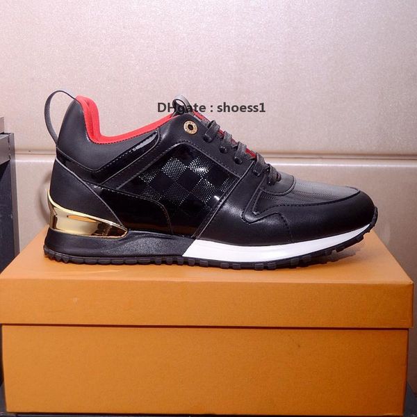 

21210j new luxury design mens leather printed fashion sports shoes wild breathable mens casual shoes mens party shoes size :38 -45, Black