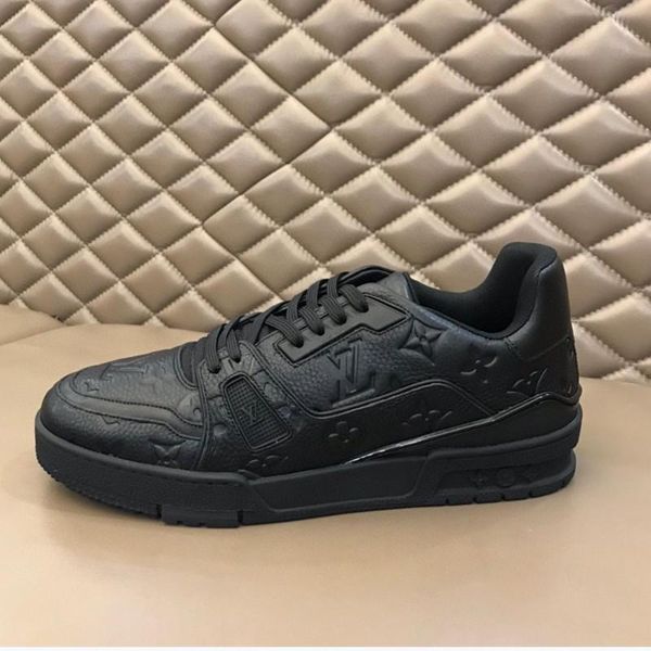 

0120 high-quality men's casual sports shoes and designer luxury outdoor casual shoes, the original box size is 38-45, Black