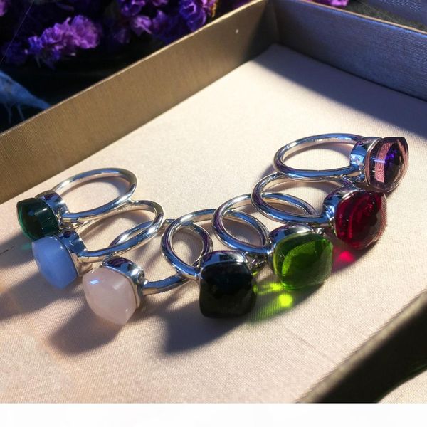 

brass material paris design ring with nature jade and zircon decorate single ring charm bracelet for women and mother je, Golden;silver