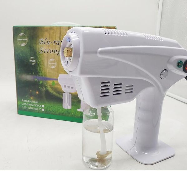 

epack 2020 new handheld electric hair nano spray gun blue ray disinfectant sterilizer 1200w big power household cleaning tools