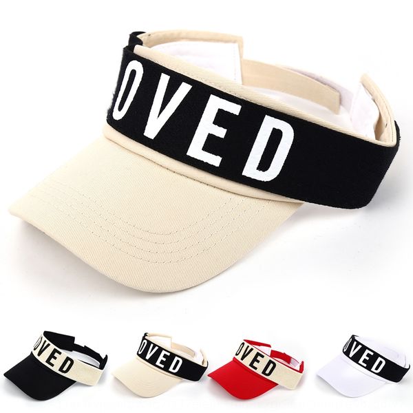 

female korean fashion love sun baseball letter baseball empty hat all-match outdoor cap summer sunshade sun hat, Blue;gray