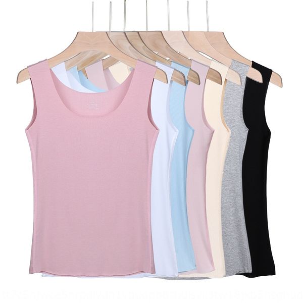 

traceless модального камзол женщин летом носить шелк льда рукавов женская базы с рыхлой жилет жилет тонким стилем, Camo