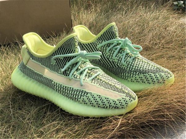 

2020 est authentic originals v2 yeezreel reflective non -reflective yecheil fw5191 fw5190 kanye west fw5191 casual shoes size 36 -4, Black