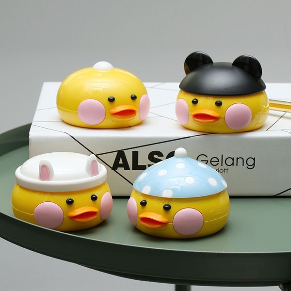 

myopia contact lens case glasses case web celebrityduck contact lens box cute partner portable dual-link glasses box, Blue