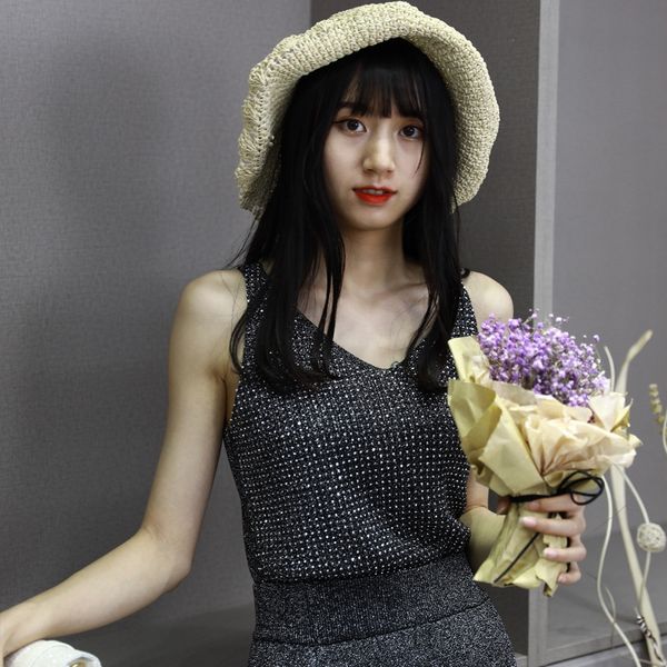 

2020 new loose v-neck camisole coat vest vest women's sleeveless drill bottoming outer wear camisole women's summer, Camo