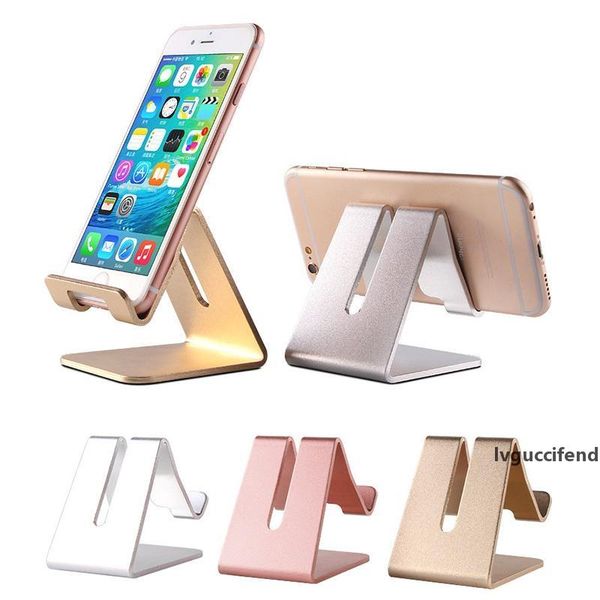 

aluminum alloy cell phone desk stand deskholder for iphone x 8 7 tablet mobile phone holder mounts bracket