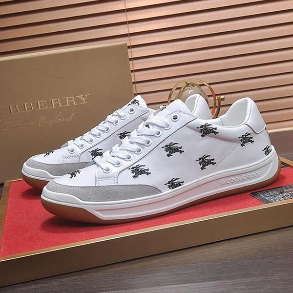 

men sneakers sports shoes 2019 fashion luxury trendy platform trainers athletic perforated logo leather tennis sneakers m #35 mens shoes hot