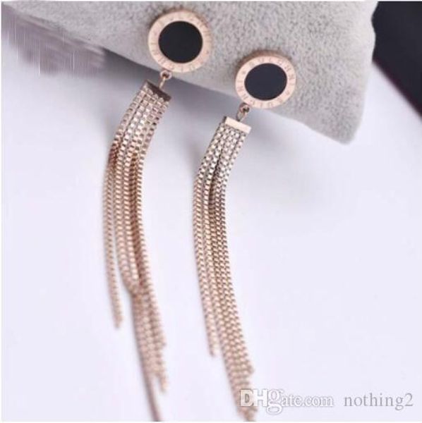 

luxury jewelry designer earrings circle tassels earrings for women new fashion wholesale of shipping, Golden;silver