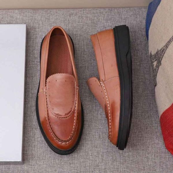 

british classic pure color single shoes new non-slip men shoes cowhide leather men comfortable formal, Black