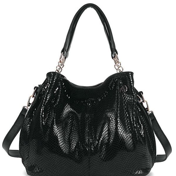 

handbag women large black snake bag big tote bag shoulder crossbody bags for women 2020