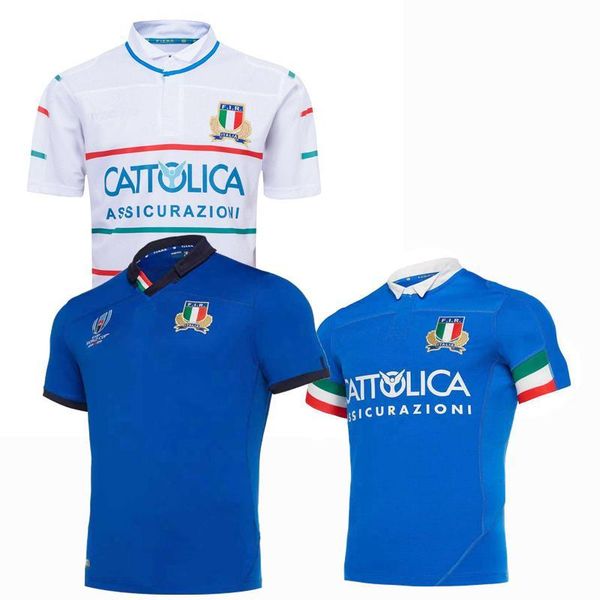 

new 2018 2019 2020 italy rugby jerseys t shirts home rugby league jersey 19 20 shirts s-3xl, Black;gray