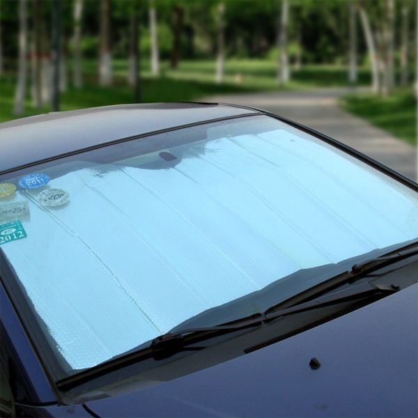 

130 x 60cm car sunshade sun block shade front rear window film car decal reflector visor sunscreen uv protect styling