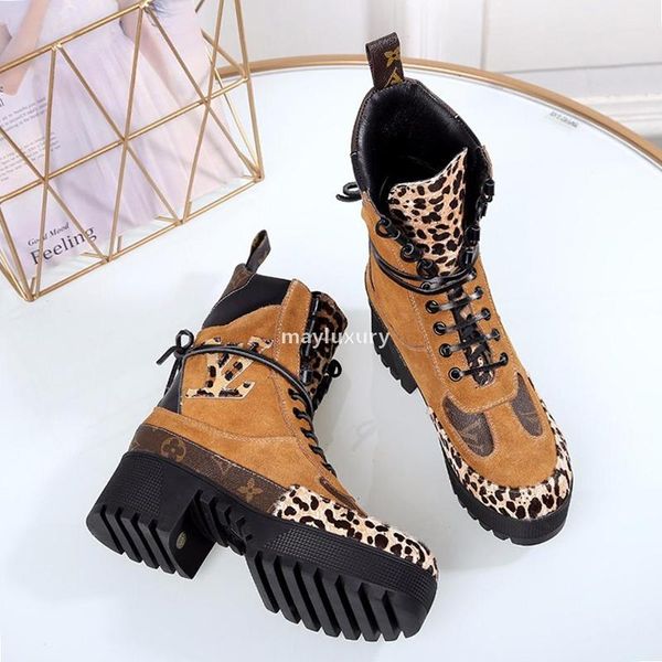 

new new women fashion martin boots snow laureate platform desert boot chaussures de femme lady fashion shoes luxury design bottes femmes hot, Black