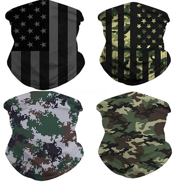 

высококачественные neckpieces boho банданы многофункциональный outdoors маска спорт браслет велоспорт шарф магия шарфы тюрбан солнцезащитный, Blue;black