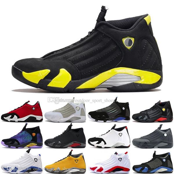 

new 14 14s gym red last sblack toe red suede mens basketball shoes fuchsia blast doernbecher men women sports designer sneakers