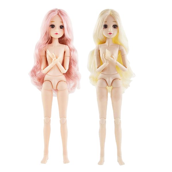 

2pack 1/4 bjd 22 сочлененных девушки куклы ню части тела diy внесении supplies