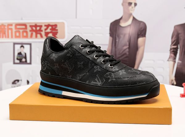 

new68 design high-quality casual men's shoes fashion all-match sports shoes comfortable and breathable travel shoes original box packag, Black