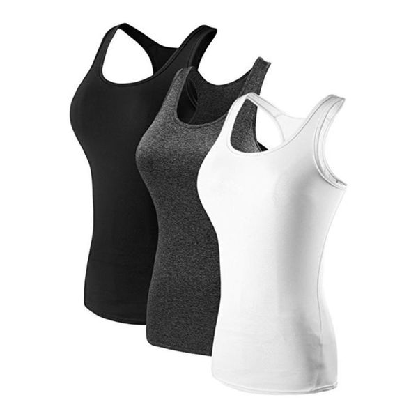 

women yoga vest no rims comfortable solid color women tank gym fitness sport sleeveless vest for running training, Black;blue