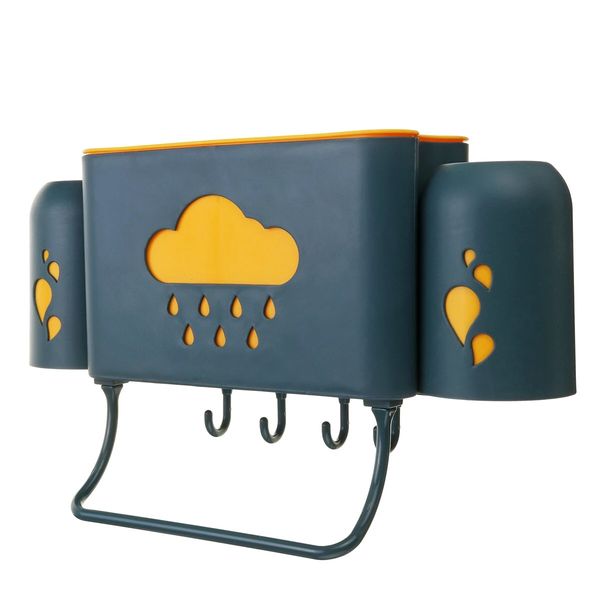 

toothbrush holder cup bathroom organizer racks soap toiletries storage basket