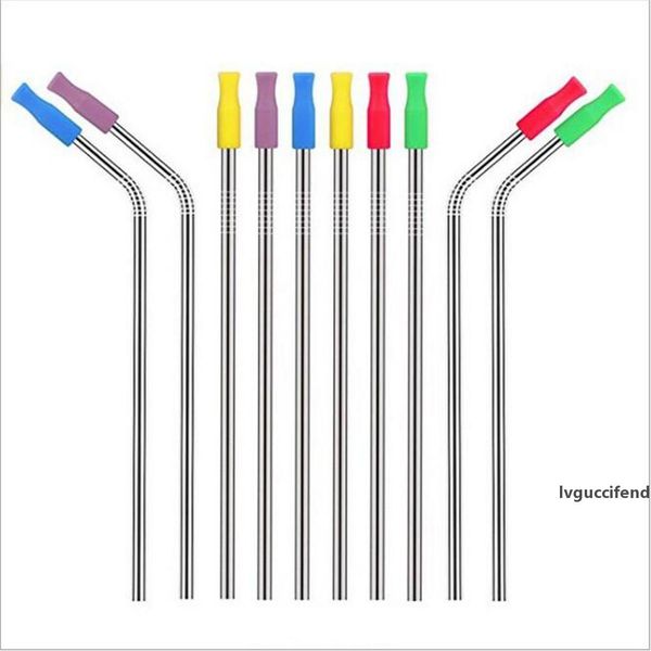 

30*6mm food grade silicone tips for stainless steel straws tooth collision prevention straws cover colorful silicone tubes